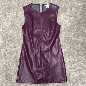 Purple Sleeveless Sheath Mini Dress for Cocktail